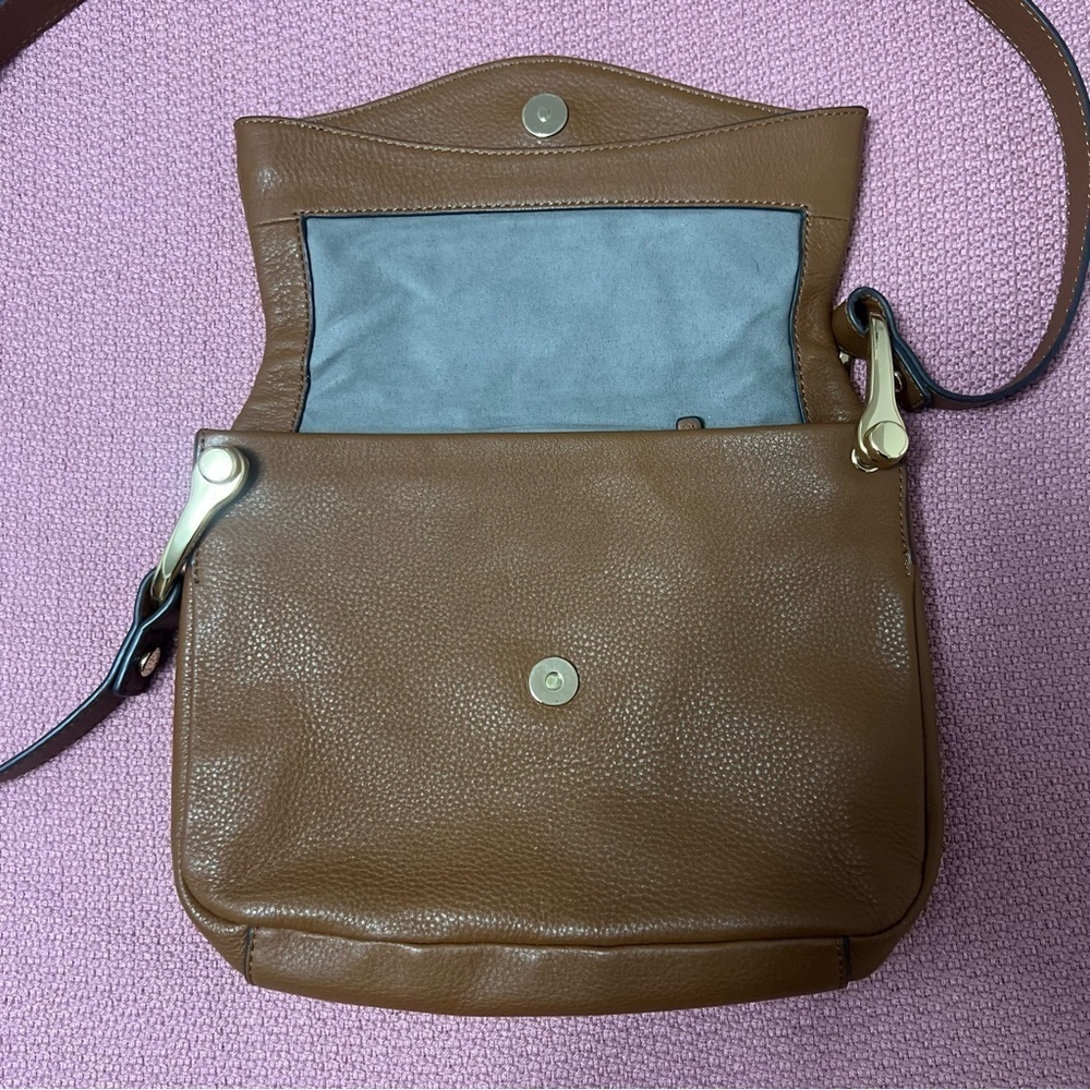 Vince camuto Brown Leather Crossbody Bag - Picture 4 of 11